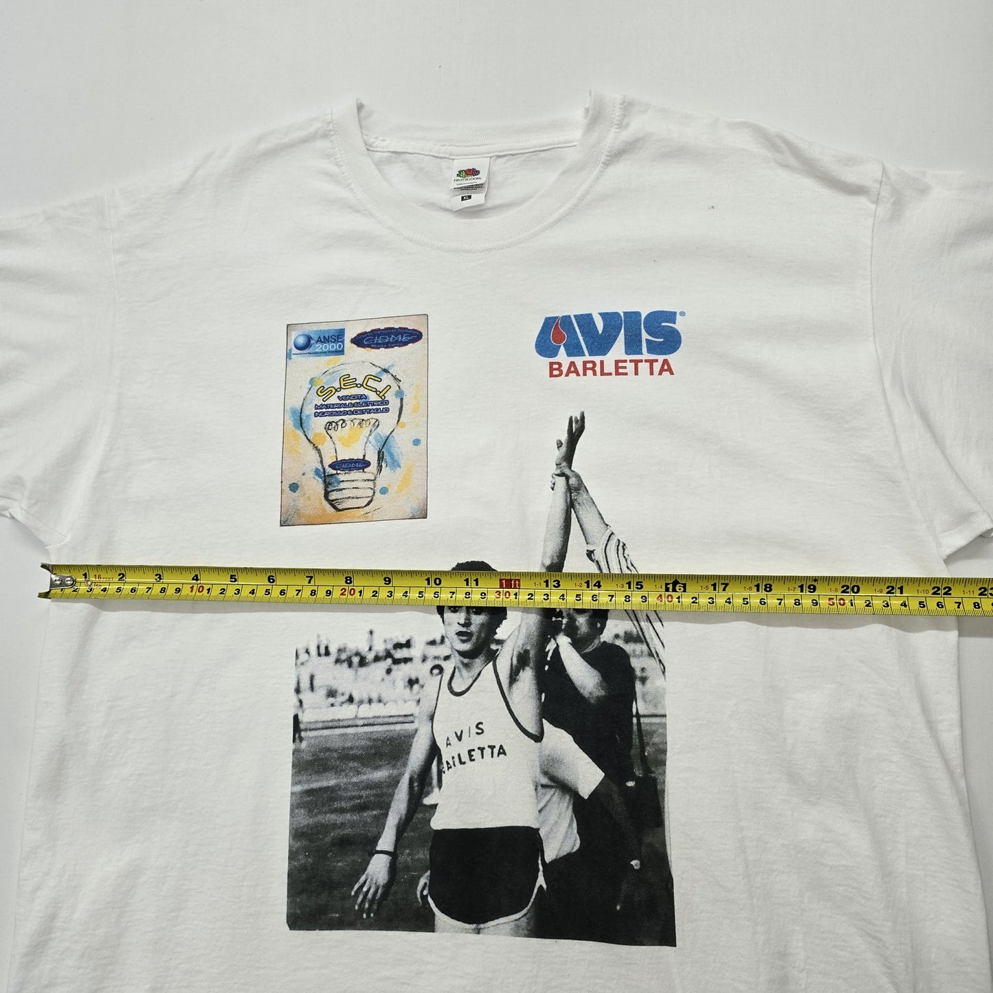 Fruit of the Loom Unisex White T-Shirt size XL product image 7