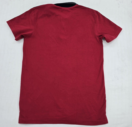 Adidas Men's Red Polo Shirt – Size S, Football