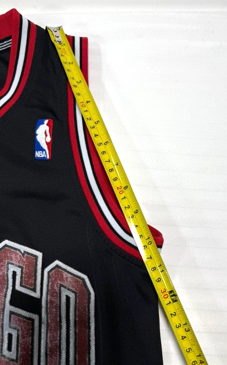 Adidas Derrick Rose Chicago Bulls #1 Alternate Black Jersey - Size S