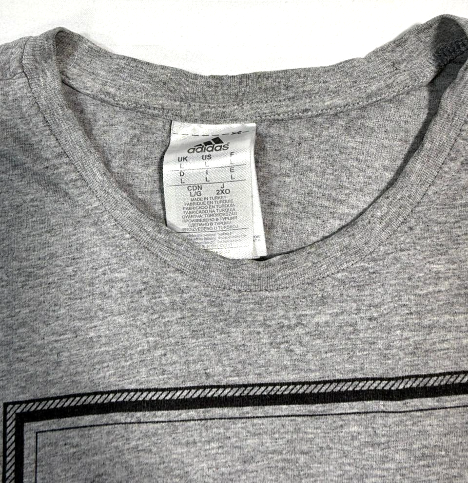 Adidas The Go To Tee Men's T-Shirt In Grey - Size L