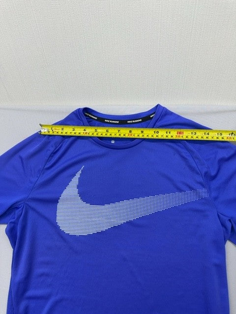 Nike Dri-FIT Men's Royal Blue Graphic T-Shirt S Dri-FIT Reflective Swoosh