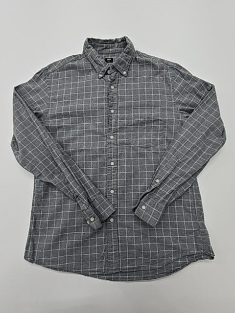 Uniqlo Men Gray Shirt size M product image 3