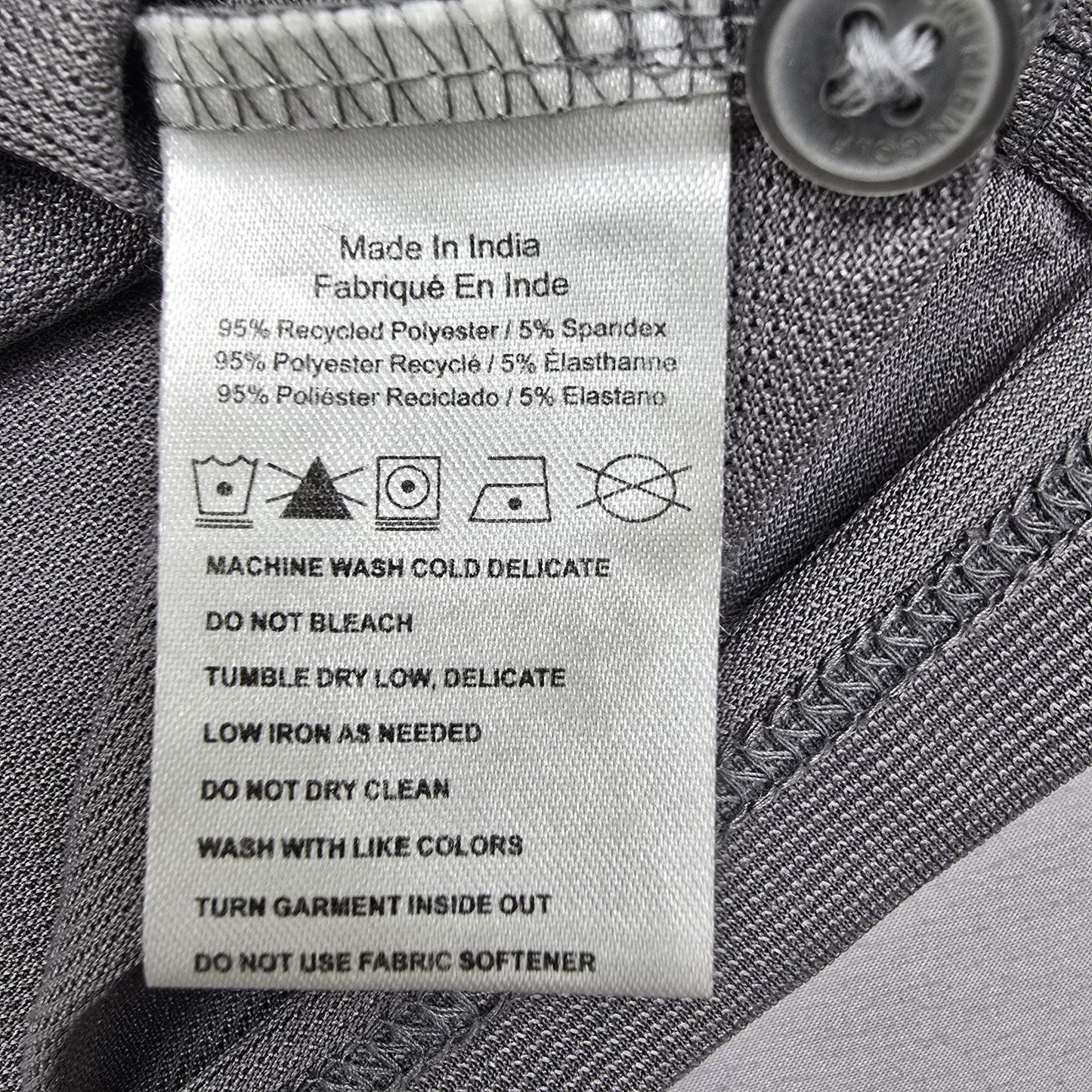 Calvin Klein Men Gray Polo Shirt size M product image 4