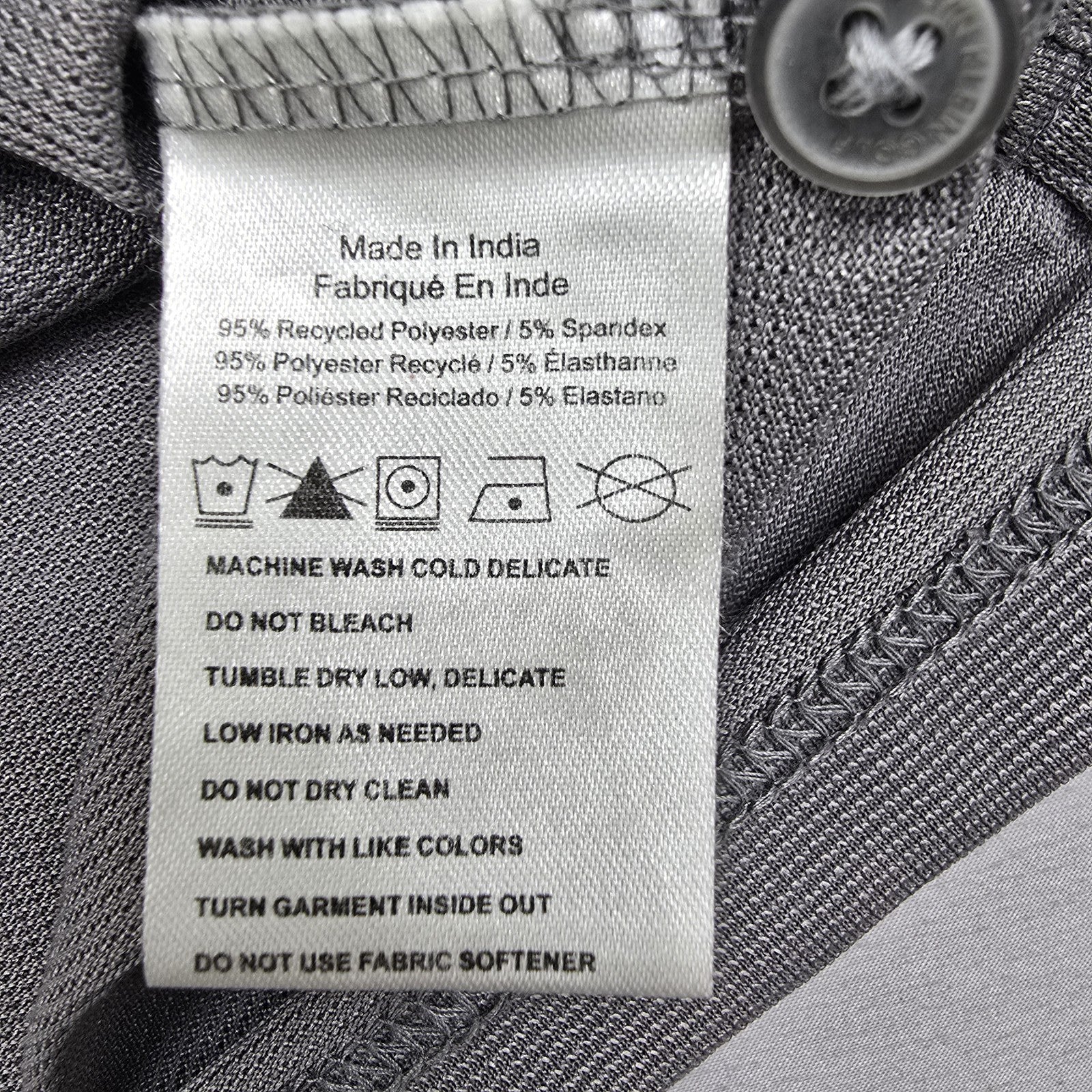 Calvin Klein Men Gray Polo Shirt size M product image 4