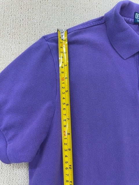 Polo Ralph Lauren Men's Purple Cotton Polo Shirt Size M Custom Fit
