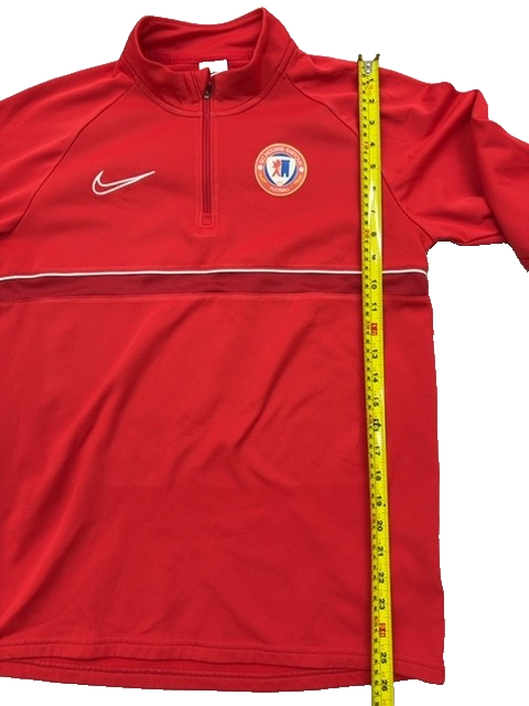 Nike Unisex Red Dri-FIT Track Jacket Size M Zipper Activewear
