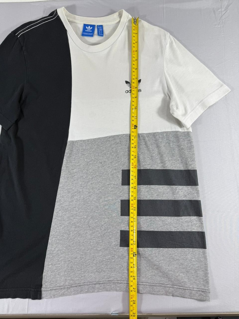 Adidas Originals Men's Colorblock T-Shirt Black White Grey Size M