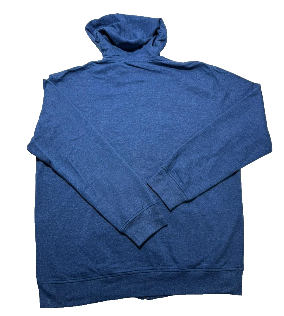 Polo Ralph Lauren Blue Zip Up Hoodie M Big Pony Logo Men's Sweatshirt