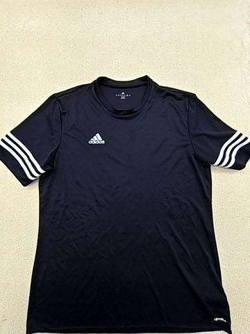 Adidas Men's Black Climalite Jersey XL Athletic Short Sleeve Crew Neck