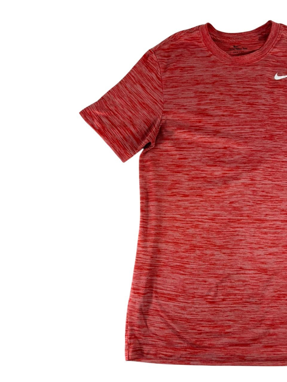 Nike Men's Dri Fit Athletic T-Shirt Red Short Sleeve Running Training Size Medium