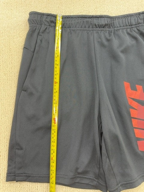 Nike Men's Grey Dri-FIT Polyester M Shorts Drawstring