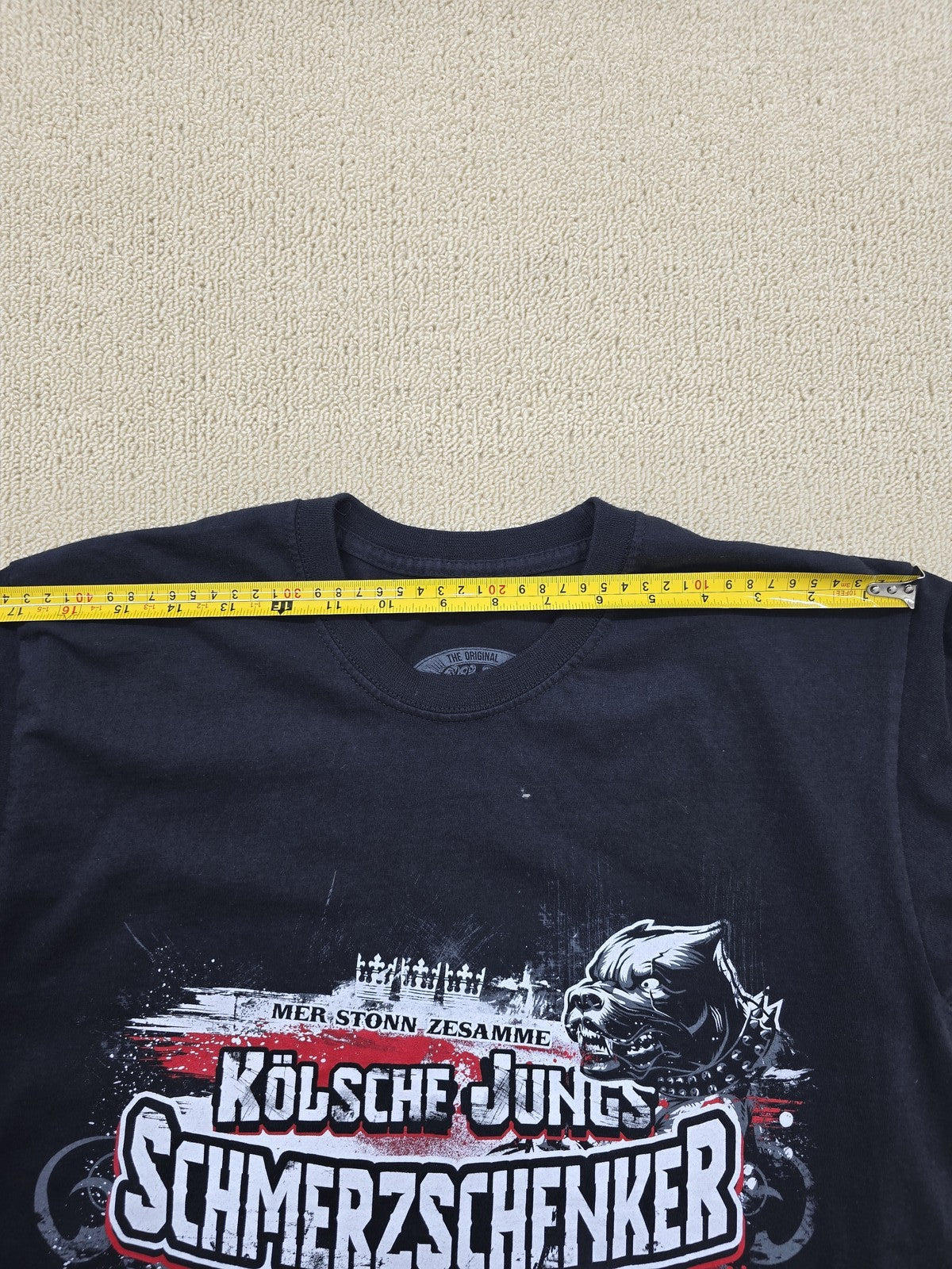 Men's M Black Oldschool Criminals Karneval Graphic Short Sleeve Tee