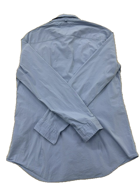 Tommy Jeans Men's XL Light Blue Slim Fit Long Sleeve Button-Down Shirt