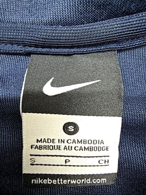 Nike Men's Navy Track Jacket S Full Zip Sportswear Poly Sml