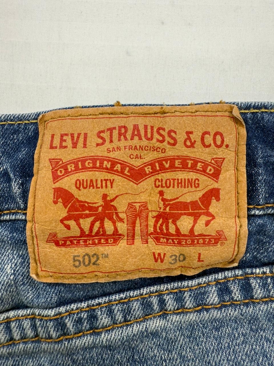 Levi's Men's Tapered Denim Shorts 30x32 Dark Wash Stretch
