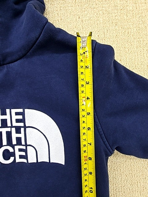 The North Face Youth Navy Pullover Hoodie Size M Kangaroo Pocket