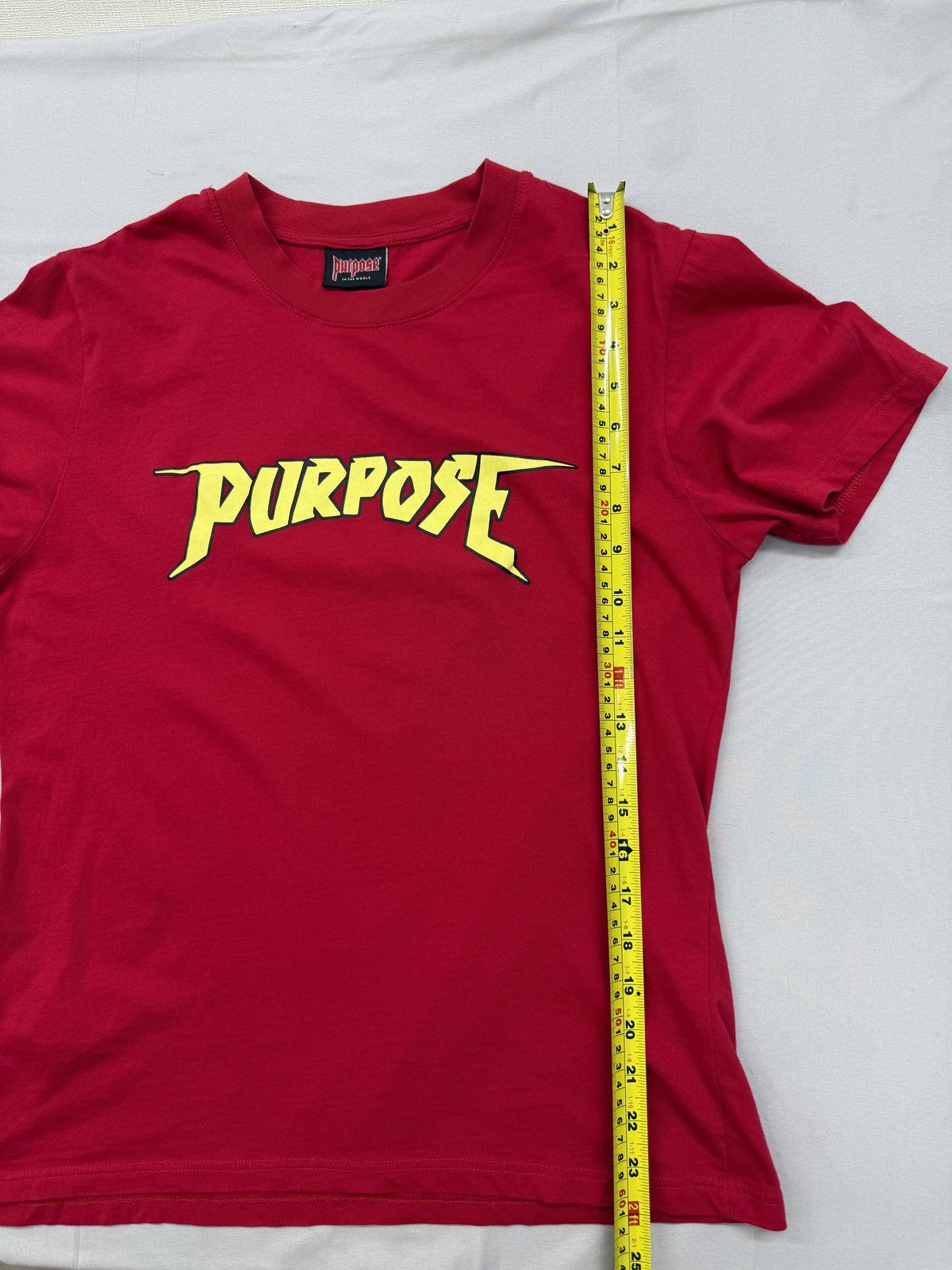 Parppa92 Women's Red Graphic T-Shirt Medium Cotton Crew Neck