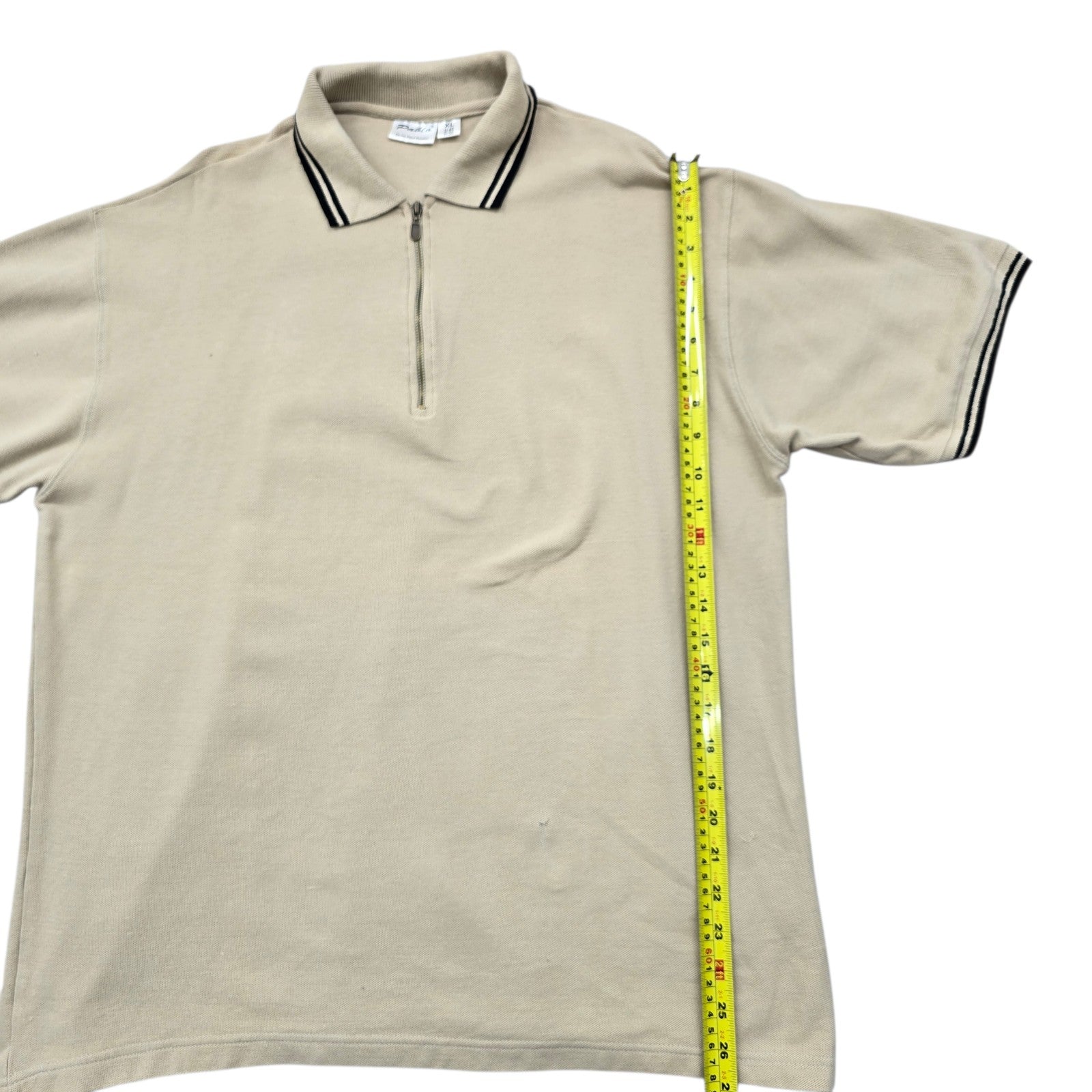Artistic Haul Men Beige Polo Shirt size XL product image 8