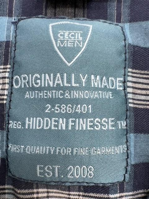 Cecil Men Blue Shirt size L product image 4