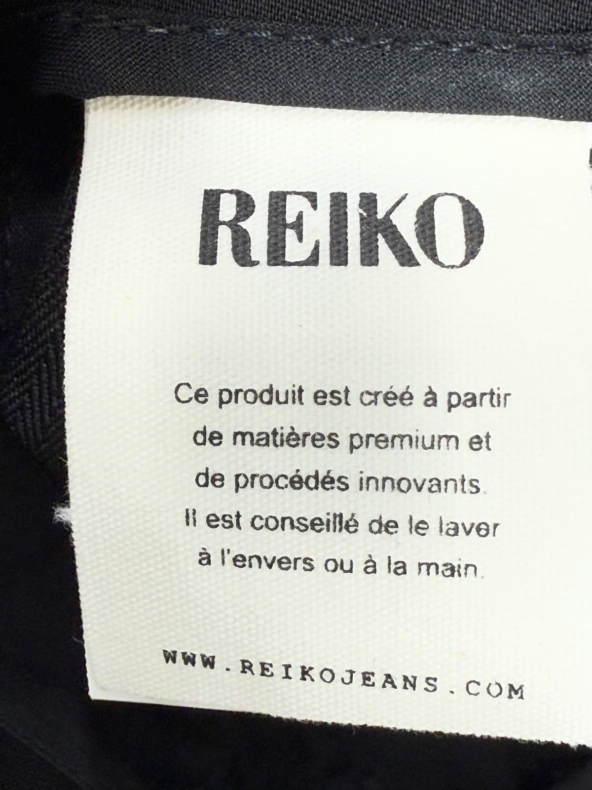 Reiko Black Straight Leg Jeans Women's Size 25 France Premium Regular