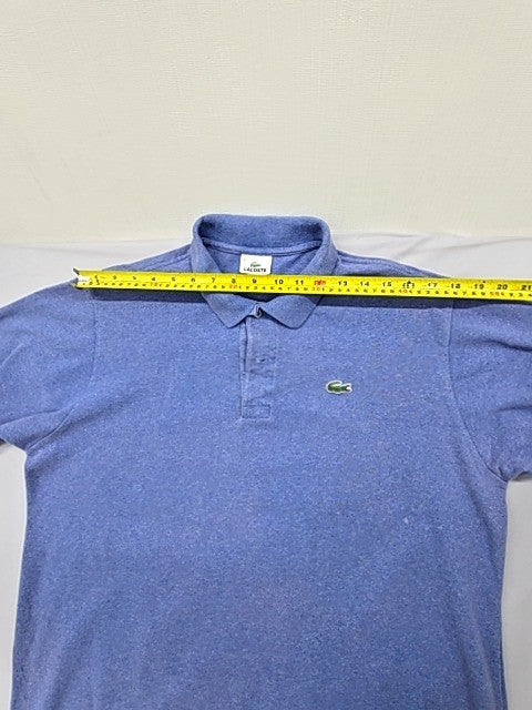 Lacoste Men's Blue Polo Shirt XL Classic Cotton Pique Short Sleeve