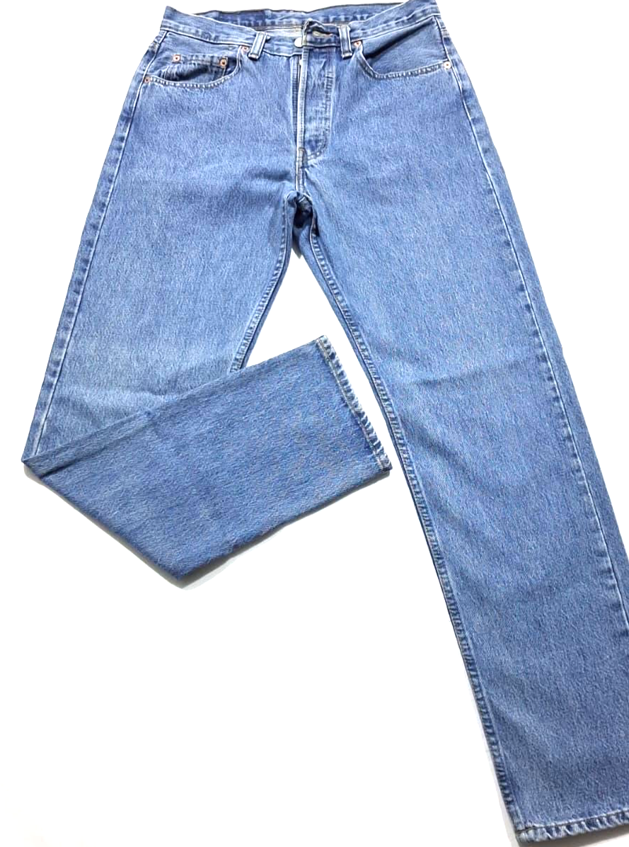 LeviS 501 Men's Red Tab Button Fly Denim Jeans Size 33X32 Classic Fit