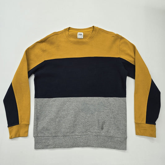 Zara Men Black Sweatshirt size L product image 1