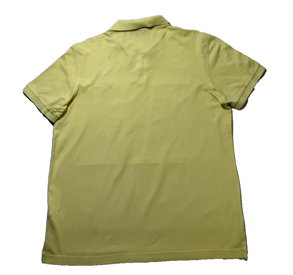 Gant Men's Regular Fit Pique Polo Shirt Yellow Size L