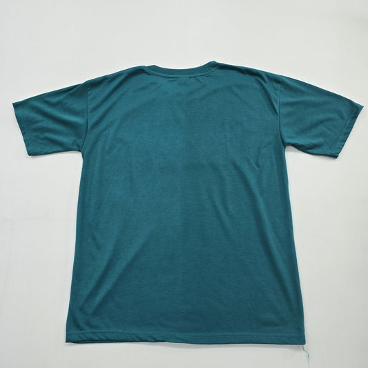 Senggigi Men Teal Graphic Print T-Shirt Size XL Regular Cotton