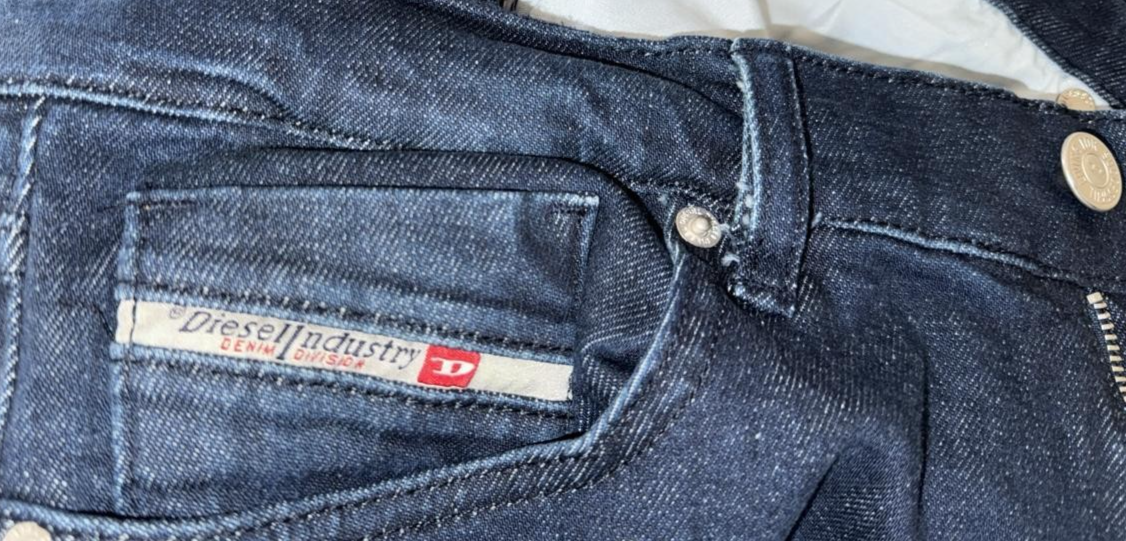 Diesel Men's D-Strukt Slim Fit Jeans Blue Wash Premium Italian Denim Size 30