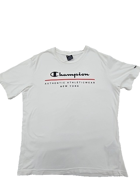 Champion NY Graphic T-Shirt White Men's Size XL Short Sleeve