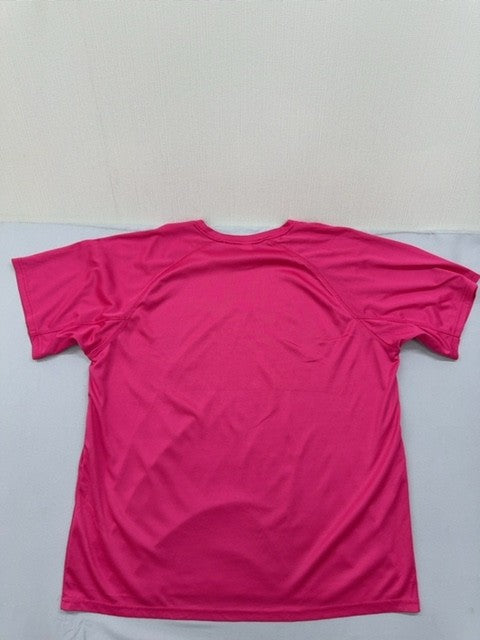 Roly Bahrain Sports T-Shirt Pink 3XL Mesh Dry Raglan Short Sleeve