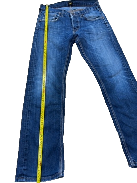 Lee Daren Regular Straight Jeans Men's 31x30 Mid Rise Blue Denim
