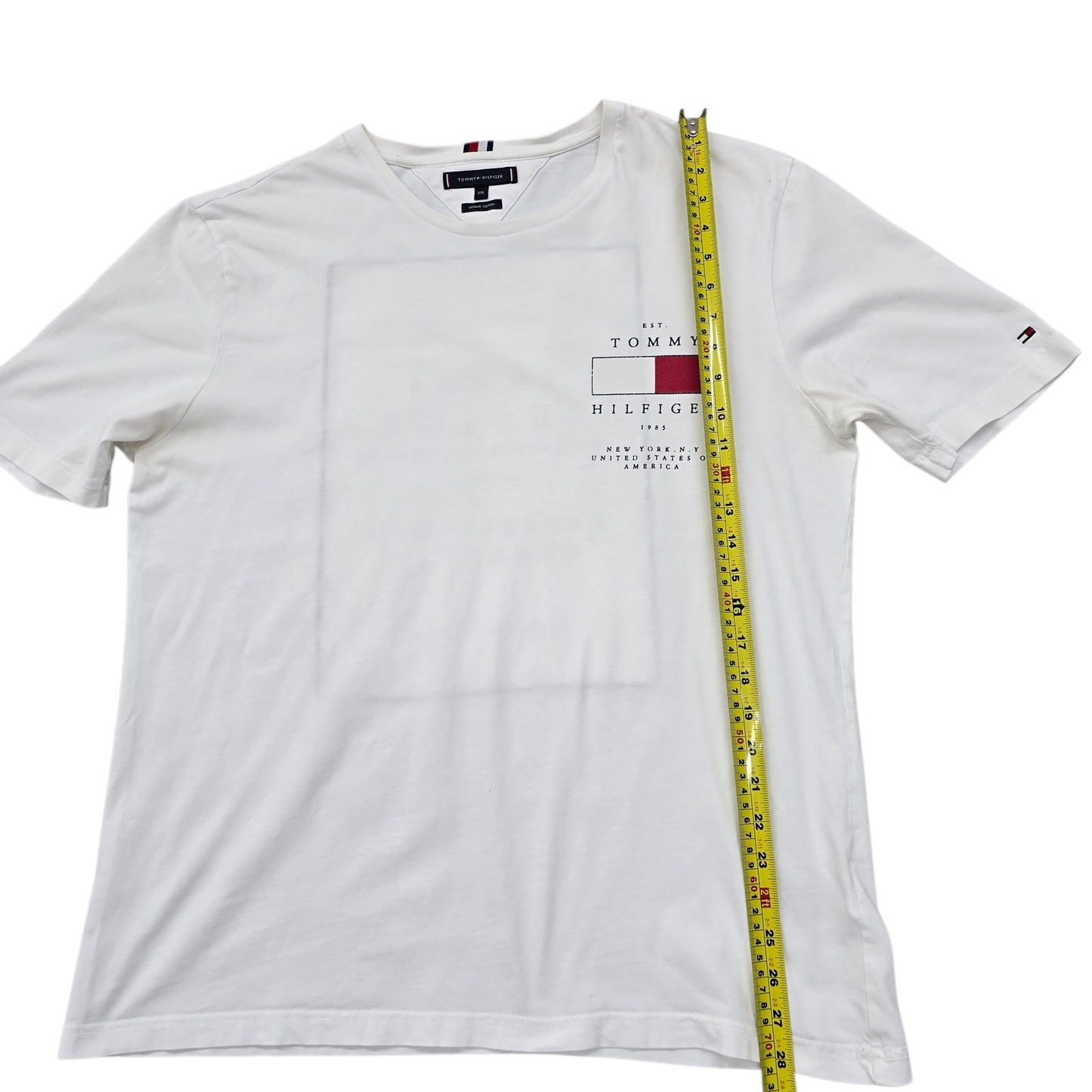 Tommy Hilfiger Men White T-Shirt size XXL product image 8