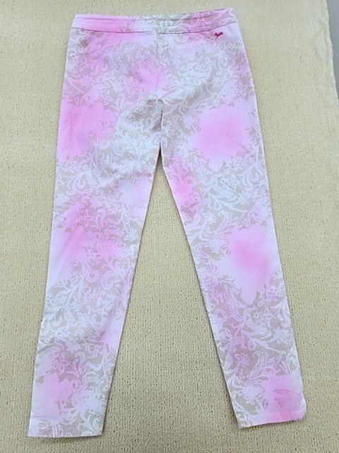Harmont & Blaine Women's Pink Chinos – Size 42, Floral, Leather