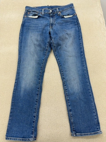 Levi's 511 Men's Slim Fit Blue Denim Jeans W34 L30 Cotton