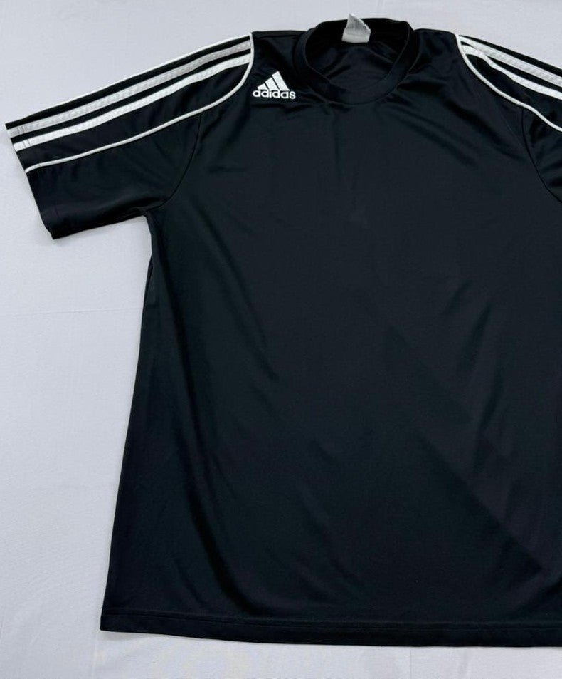 Adidas Men's Black 3 Stripes Short Sleeve T-Shirt Size M