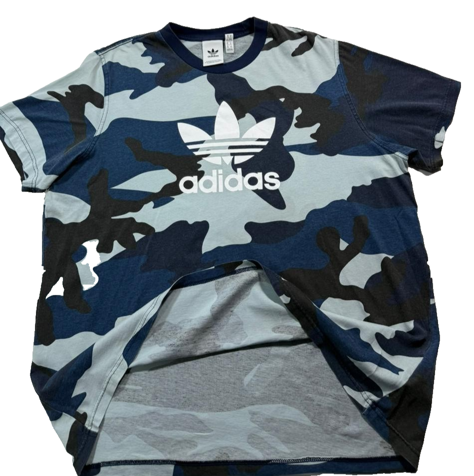 Adidas Originals Camo Print T-Shirt Men's Size XL Urban Casual Style