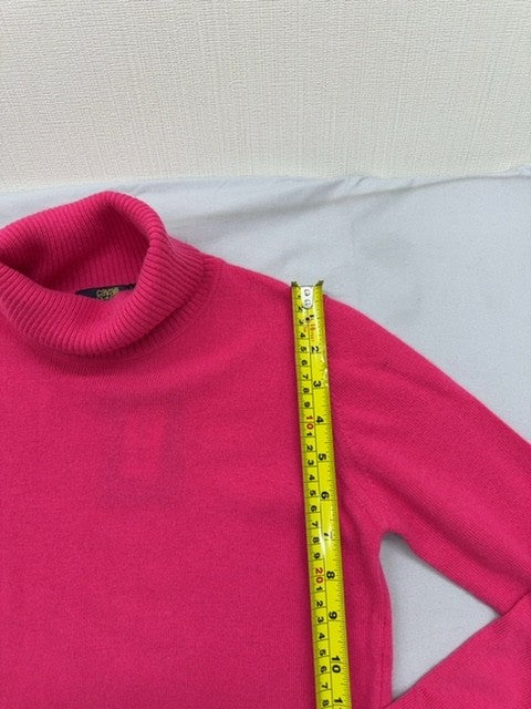 Class Roberto Cavalli Pink Turtleneck Sweater M Women Knit Long Sleeve
