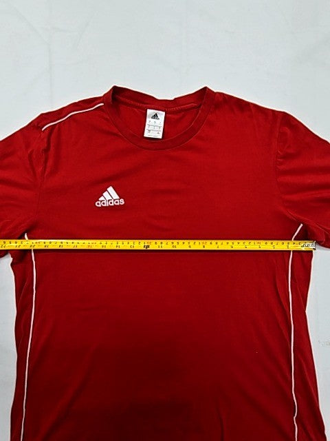 Adidas Men's Red Athletic T-Shirt L Moisture-Wicking Crewneck