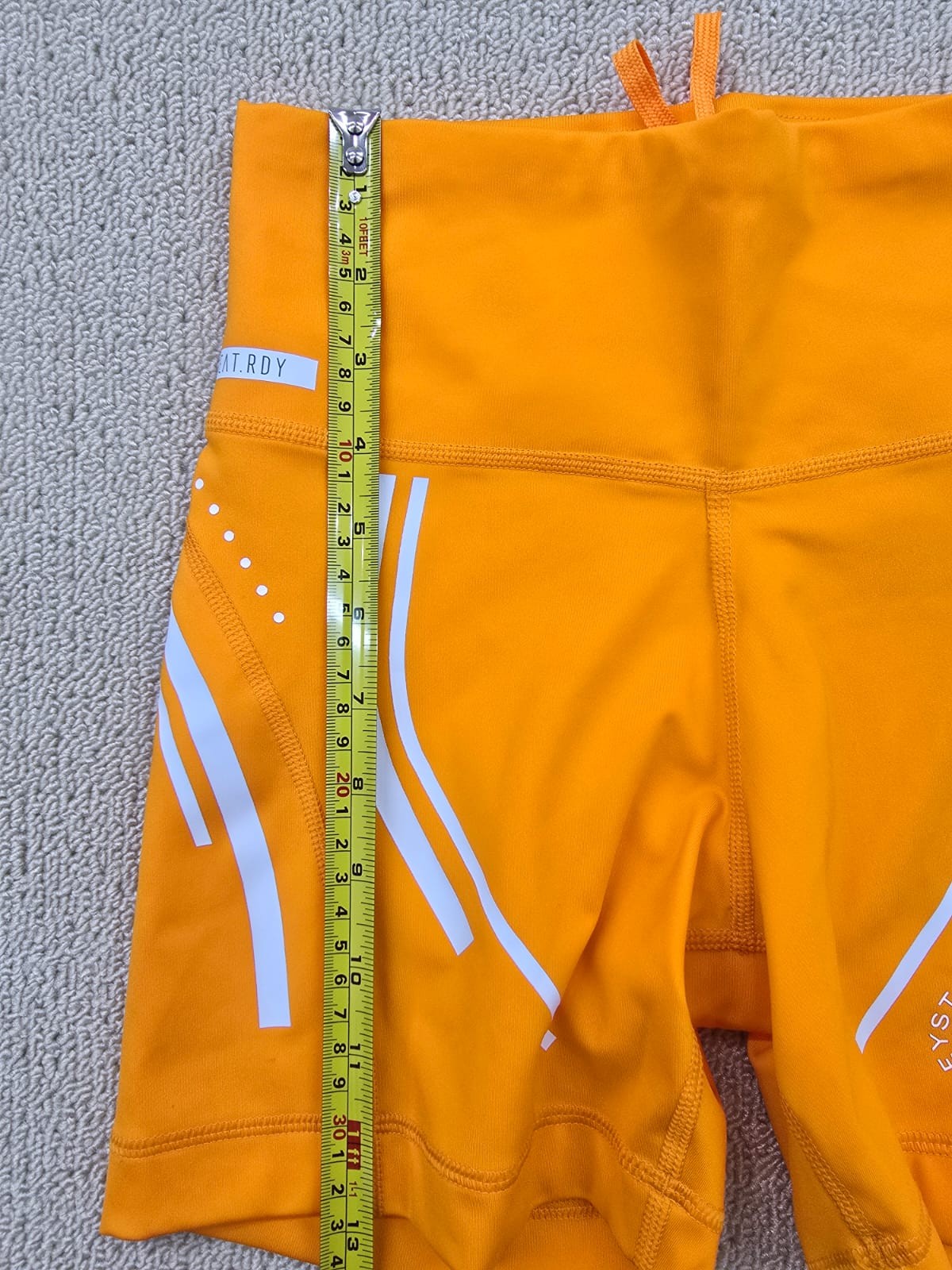 Adidas By Stella McCartney Women's XS Orange Athletic Running Shorts