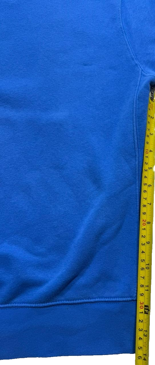 Nike Unisex Blue Fleece Pullover Hoodie Sweatshirt Size S