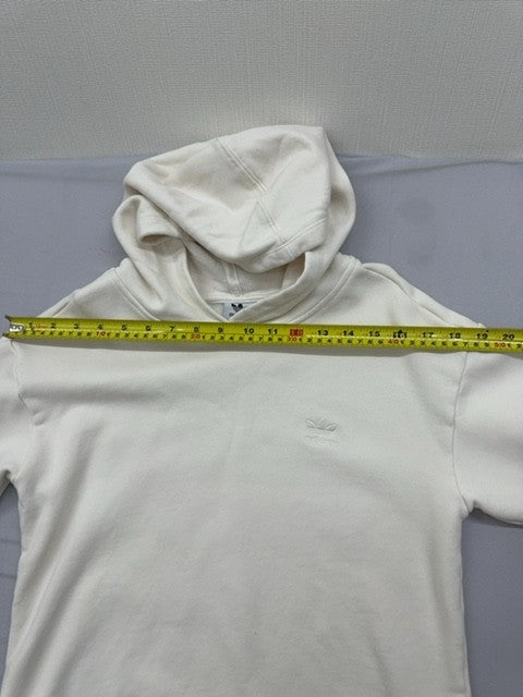 Adidas Unisex End Plastic Waste White Pullover Hoodie Size L
