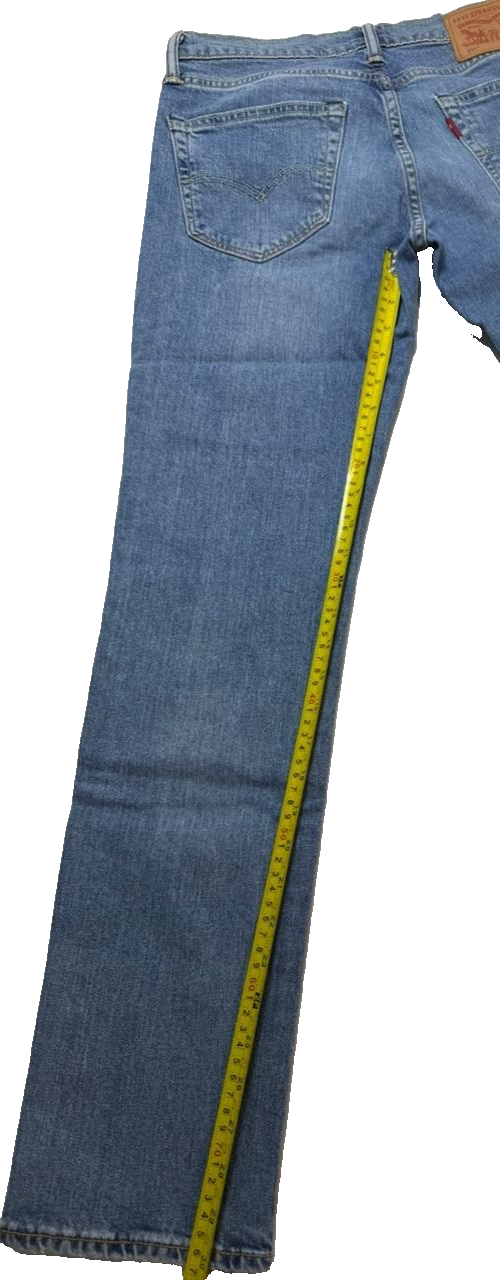 Levi's 511 Jeans Adult 31X32 Blue Denim Medium Wash Straight Trousers Men