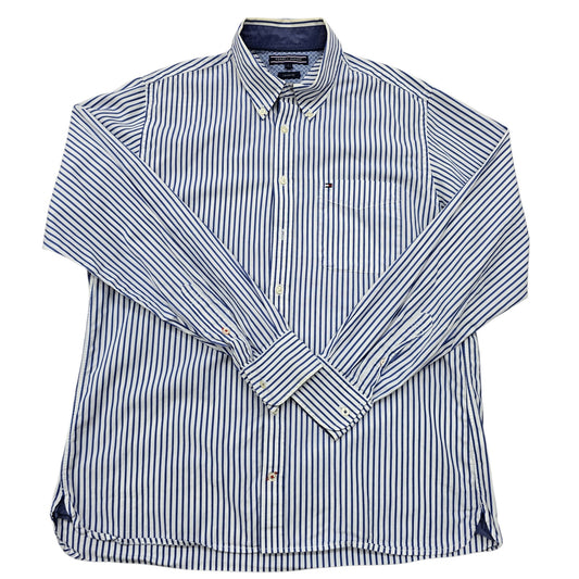 Tommy Hilfiger Men's Multicolor Shirt – Size L, Striped