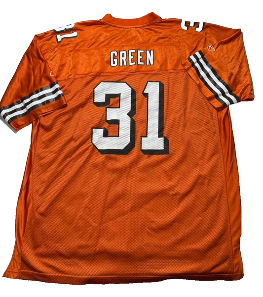Vintage Reebok Men's Green Jersey – Size 3XL, William Cleveland Browns william – Ref B2289