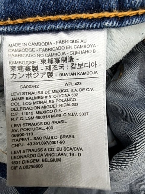 Levi's Men's Medium Blue Slim Bootcut 527 Jeans 38x32 Vintage