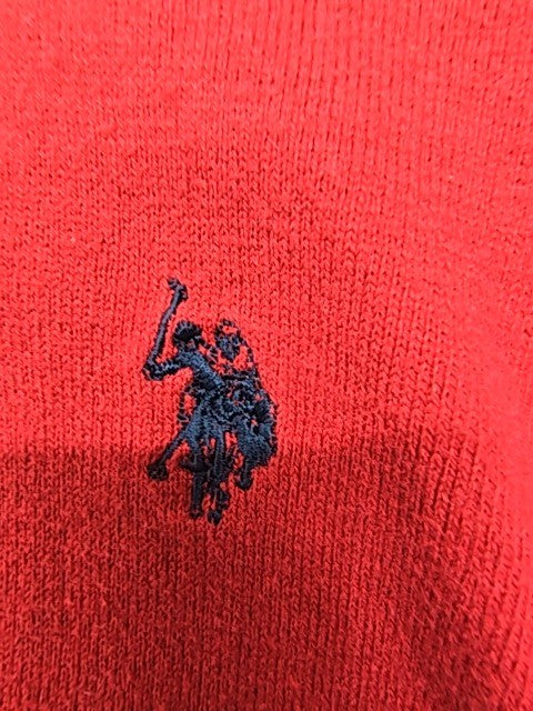 U.S. Polo Assn Boys Red Polo Shirt size 12 product image 6