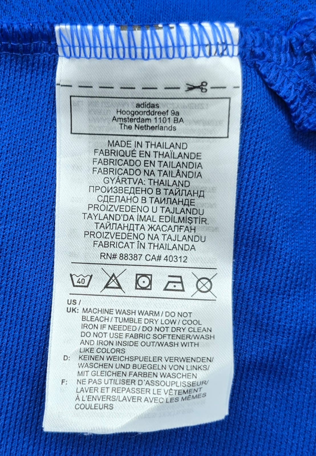 Adidas Women's Blue Aeroready Polo Shirt Size L