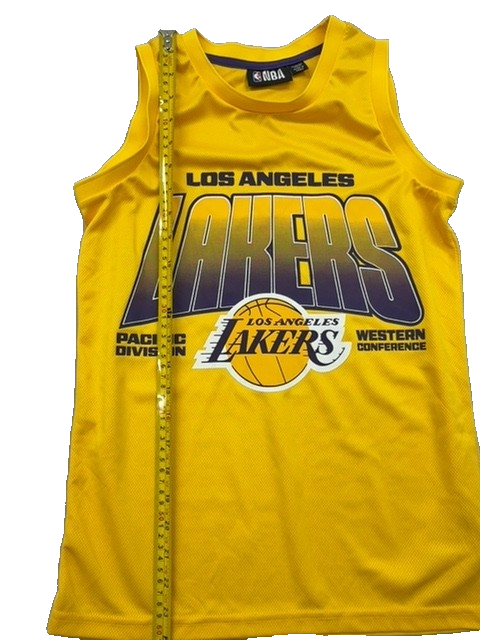 NBA Los Angeles Lakers Youth Yellow Tank Top Size 12-13 Youth